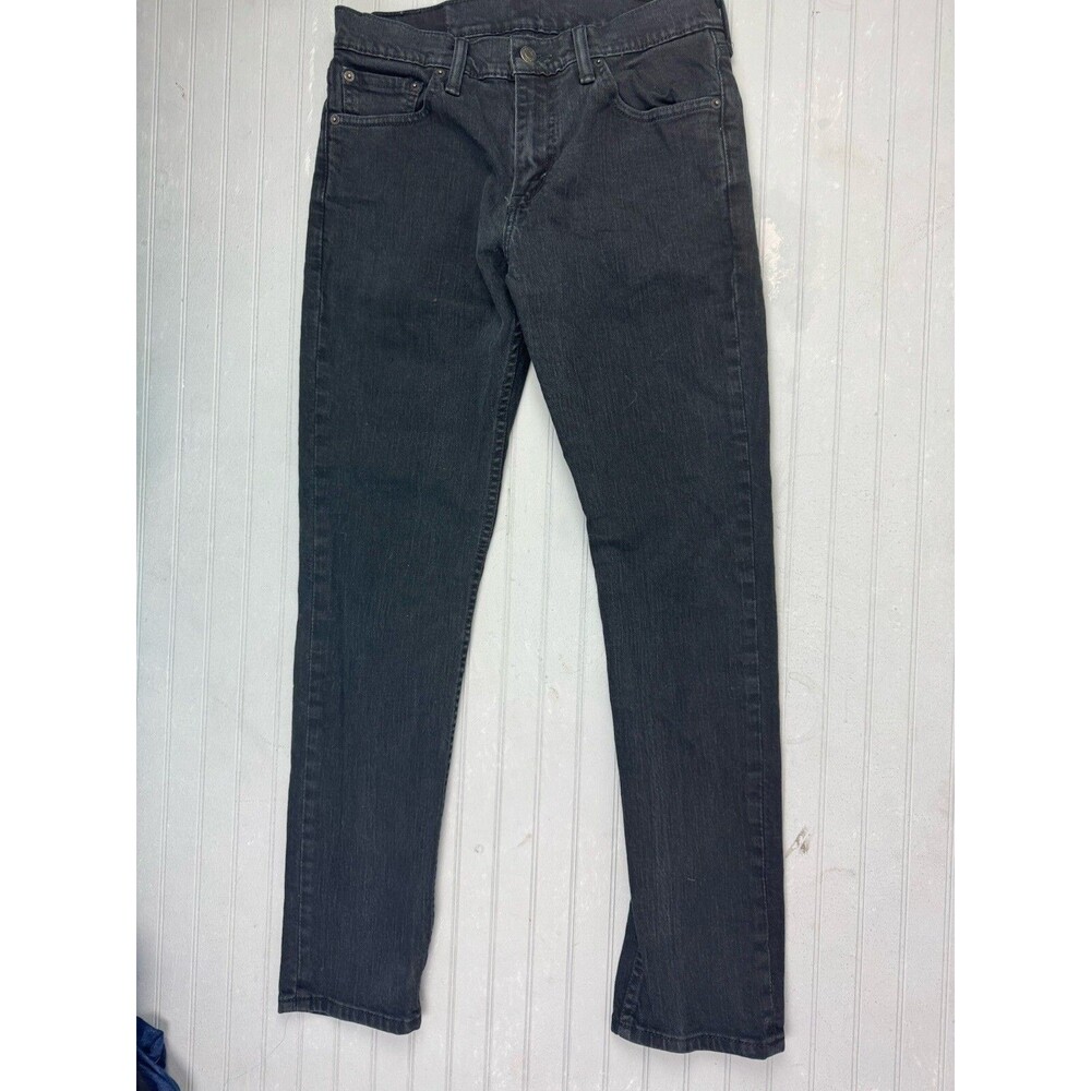Levi 511 Size 30x30 Mens Jeans Black Stretch Straight